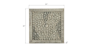 Driftwood Wall Tile, Wood, Glass, Scaff Finish