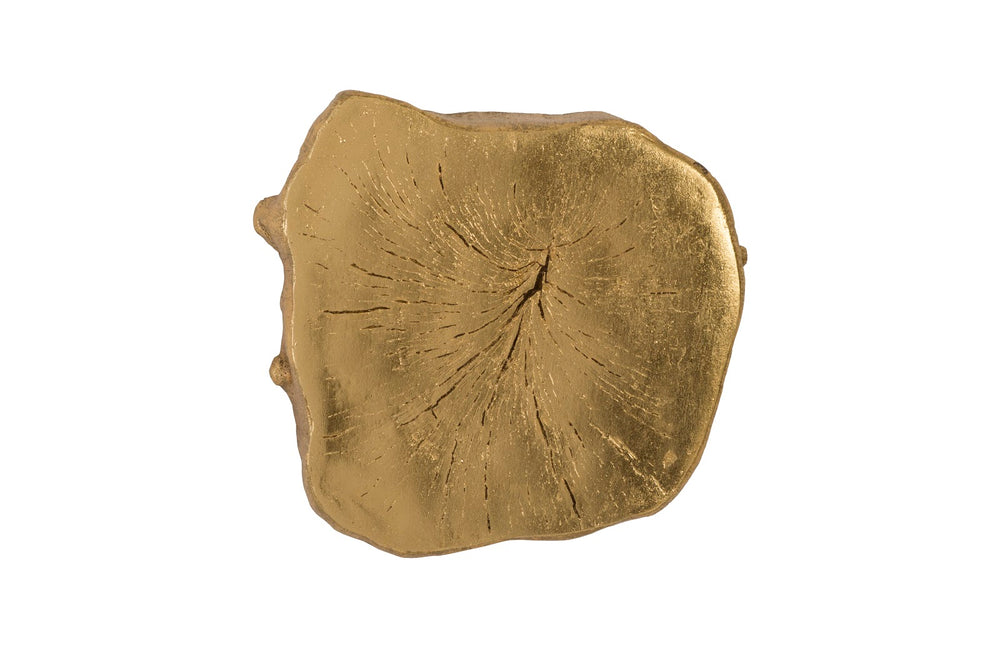 Log Wall Tile, Gold Leaf