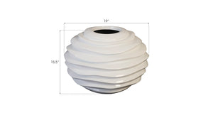 Spiral Planter, White, SM