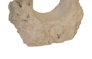 Colossal Cast Stone Sculpture, Double Hole, Roman Stone