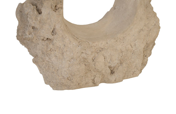 Colossal Cast Stone Sculpture, Double Hole, Roman Stone