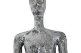 Lloyd Sculpture, Resin, Liquid Silver