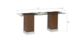 Floating Slice Console Table