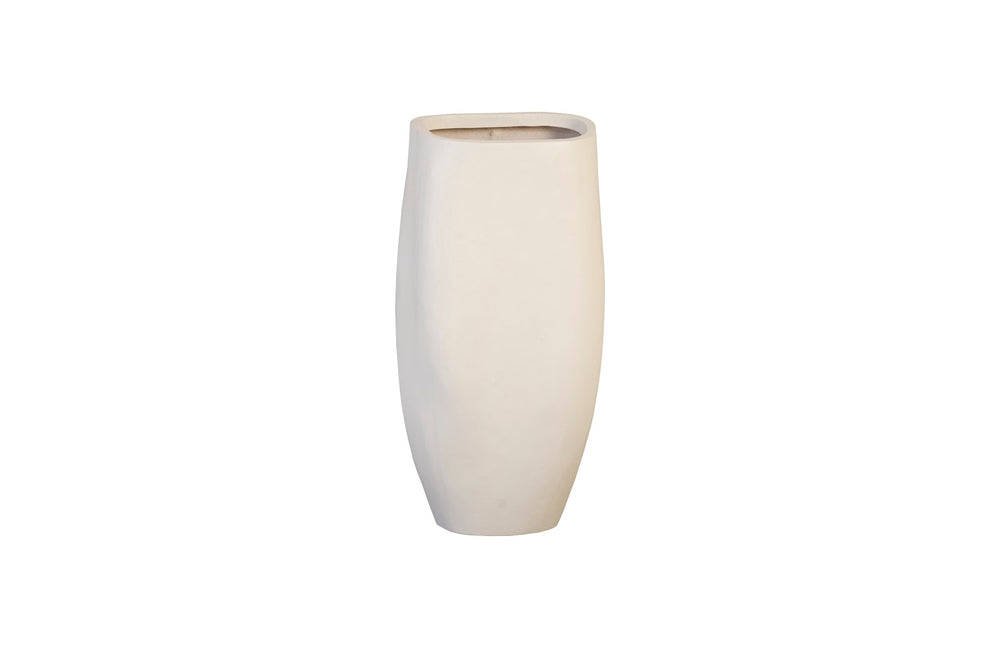 Claire Planter, Large, White