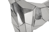 Crazy Cut Dog, Stainless Steel, Silver