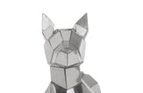 Crazy Cut Dog, Stainless Steel, Silver