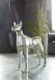 Crazy Cut Dog, Stainless Steel, Silver