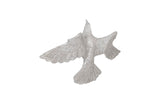 Dove Wall Art, Silver Leaf