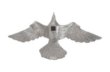 Dove Wall Art, Silver Leaf