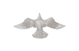 Dove Wall Art, Silver Leaf