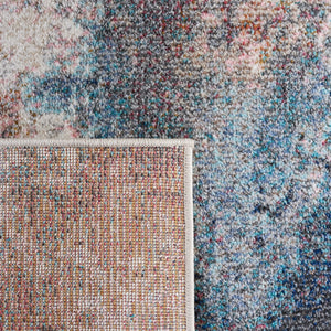 Phoenix 281 Contemporary Power Loomed 100% Polypropylene Rug Ivory / Blue