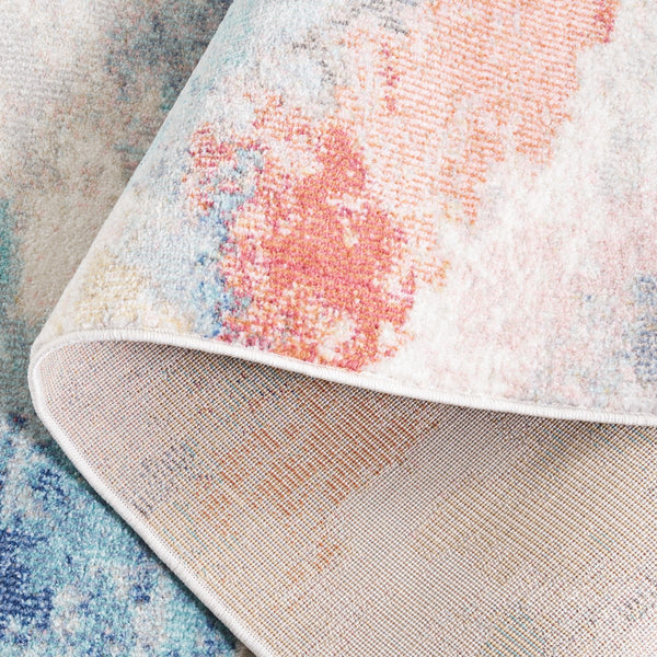 Safavieh Phoenix 551 Contemporary Power Loomed Rug Ivory / Blue Rust PHX551A-9