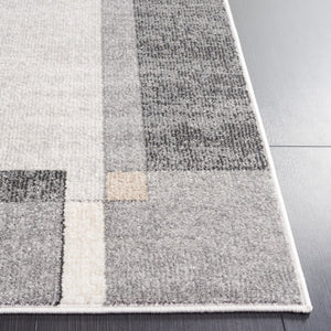 Safavieh Phoenix 553 Contemporary Power Loomed Rug Light Grey / Beige Charcoal PHX553F-9