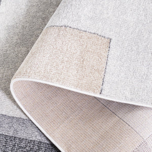 Safavieh Phoenix 553 Contemporary Power Loomed Rug Light Grey / Beige Charcoal PHX553F-9