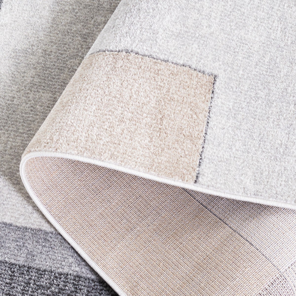 Safavieh Phoenix 553 Contemporary Power Loomed Rug Light Grey / Beige Charcoal PHX553F-9