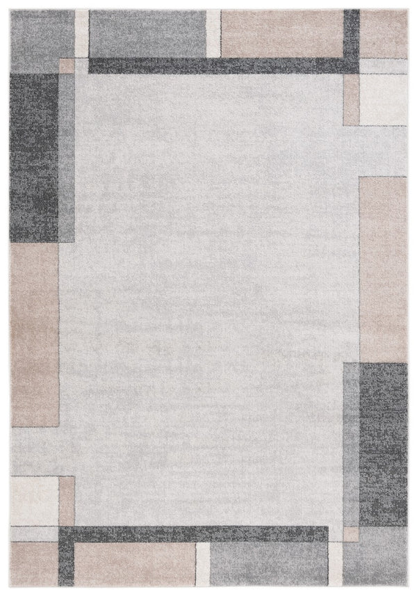 Safavieh Phoenix 553 Contemporary Power Loomed Rug Light Grey / Beige Charcoal PHX553F-9