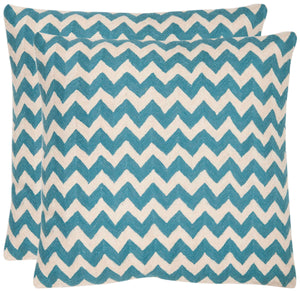 Striped Tealea Pillow Set of 2