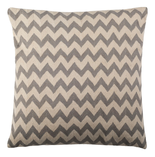 Striped Pillow Set of 2 – Hand-Stitched Cotton Canvas with Chic Zigzag Design for Modern Decor