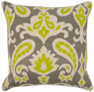 Dylan Decorative Pillow Set of 2 - Bohemian Desert Paisley Design in Luxurious Cotton Linen Blend