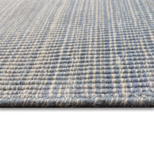 Trans-Ocean Liora Manne Aruba Ombre Casual Indoor Hand Loomed 100% Wool Rug Denim 8'3" x 11'6"