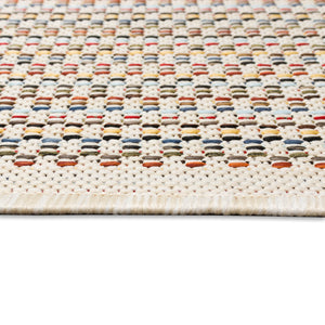 Trans-Ocean Liora Manne Avena Texture Casual Indoor/Outdoor Power Loomed 91% Polypropylene/9% Polyester Rug Ivory 7'10" x 9'10"