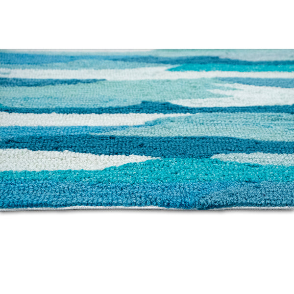 Trans-Ocean Liora Manne Capri Cloud Casual Indoor/Outdoor Hand Tufted 80% Polyester/20% Acrylic Rug Aruba 7'6" x 9'6"