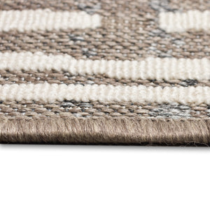 Trans-Ocean Liora Manne Cove Bamboo Casual Indoor/Outdoor Power Loomed 100% Polypropylene Rug Grey 7'10" x 9'10"