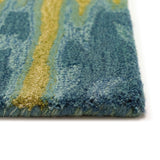 Trans-Ocean Liora Manne Corsica Reflection Contemporary Indoor Hand Tufted 100% Wool Rug Ocean 8'3" x 11'6"