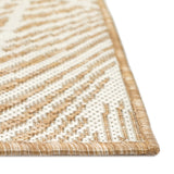 Trans-Ocean Liora Manne Carmel Palm Casual Indoor/Outdoor Power Loomed 87% Polypropylene/13% Polyester Rug Sand 7'10" x 9'10"