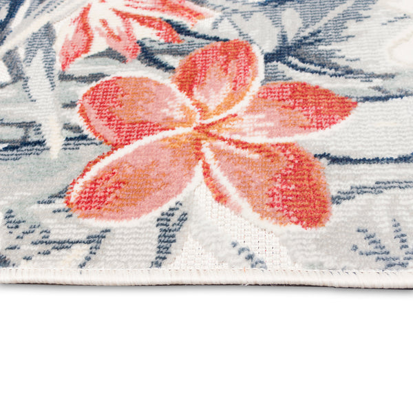 Trans-Ocean Liora Manne Canyon Paradise Casual Indoor/Outdoor Power Loomed 87% Polypropylene/13% Polyester Rug Ivory 7'8" x 9'10"