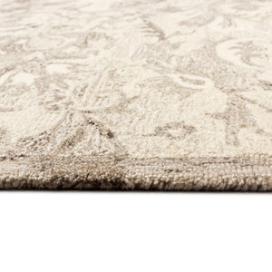 Trans-Ocean Liora Manne Hana Flora Classic Indoor Hand Tufted 100% Wool Rug Natural 8'3" x 11'6"