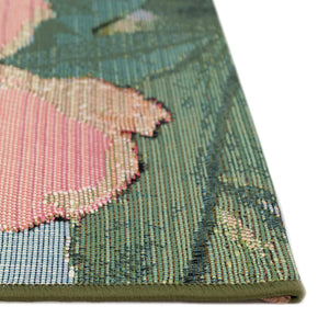 Trans-Ocean Liora Manne Marina Tropical Floral Casual Indoor/Outdoor Power Loomed 75% Polypropylene/25% Polyester Rug Multi 8'10" x 11'9"