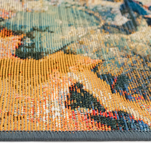 Trans-Ocean Liora Manne Marina Fall In Love Casual Indoor/Outdoor Power Loomed 75% Polypropylene/25% Polyester Rug Multi 7'10" x 9'10"