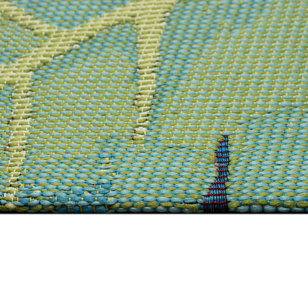 Trans-Ocean Liora Manne Marina Mum Casual Indoor/Outdoor Power Loomed 75% Polypropylene/25% Polyester Rug Blue 8'10" x 11'9"