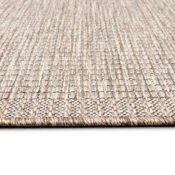 Trans-Ocean Liora Manne Orly Texture Casual Indoor/Outdoor Power Loomed 100% Polypropylene Rug Natural 7'10" x 9'10"