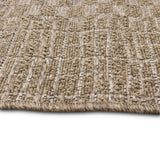 Trans-Ocean Liora Manne Orly Patchwork Casual Indoor/Outdoor Power Loomed 100% Polypropylene Rug Natural 7'10" x 9'10"