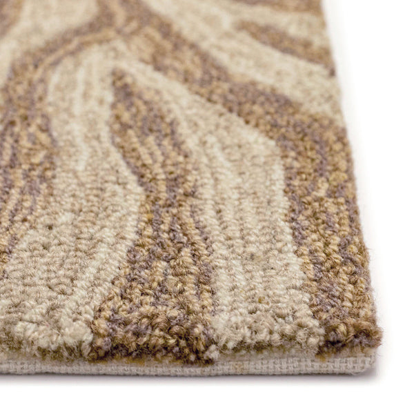 Trans-Ocean Liora Manne Ravella Zebra Casual Indoor/Outdoor Hand Tufted 70% Polypropylene/30%Acrylic Rug Brown 8'3" x 11'6"