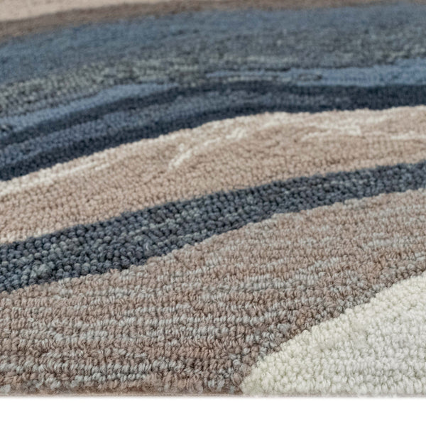 Trans-Ocean Liora Manne Ravella Ipanema Casual Indoor/Outdoor Hand Tufted 70% Polypropylene/30%Acrylic Rug Blue/grey 8'3" x 11'6"