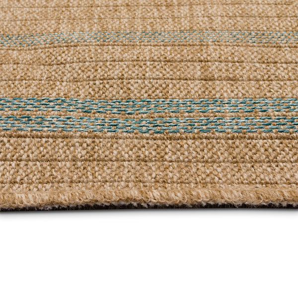 Trans-Ocean Liora Manne Sahara Multi Border Casual Indoor/Outdoor Power Loomed 91% Polypropylene/9% Polyester Rug Aruba 7'10" x 9'10"