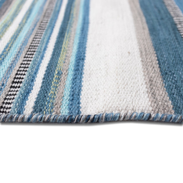 Trans-Ocean Liora Manne Sonoma Malibu Stripe Casual Indoor/Outdoor Hand Woven 100% Polyester Rug Seascape 8'3" x 11'6"