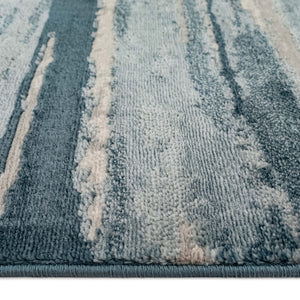 Trans-Ocean Liora Manne Soho Agate Contemporary Indoor Power Loomed 80% Polypropylene/20% Polyester Rug Blue 8'10" x 11'9"