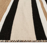 Trans-Ocean Liora Manne Sorrento Cabana Stripe Classic Indoor/Outdoor Hand Woven 100% Polyester Rug Sisal 8'3" x 11'6"