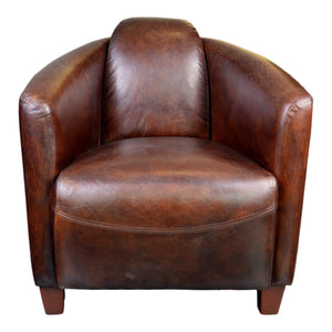 Moe's Home Salzburg Club Chair Brown