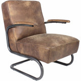 Moe's Home Perth Club Chair Light Brown