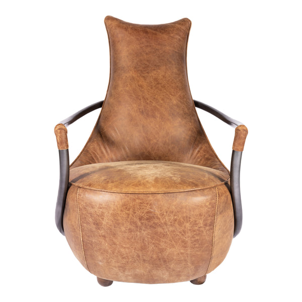 Moe's Home Carlisle Club Chair Light Brown