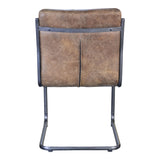 Ansel Dining Chair Grazed Brown Leather-M2