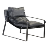 Connor Club Chair Onyx Black Leather