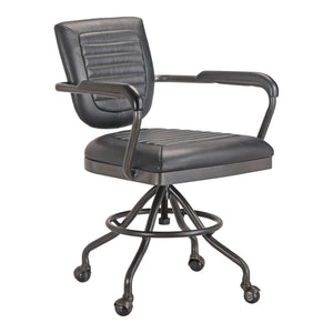 FOSTER SWIVEL DESK CHAIR BLACK
