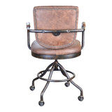 Moe's Home Foster Swivel Desk Chair - Soft Brown