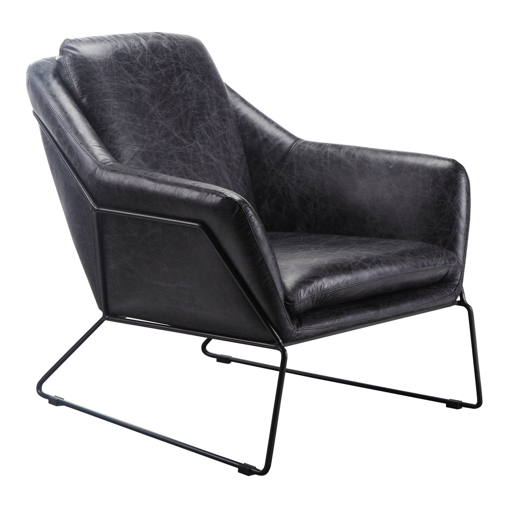 Moe's Home Greer Club Chair Black